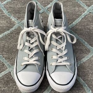Converse Chuck Taylor All Star High Top Gray Leather 157538C